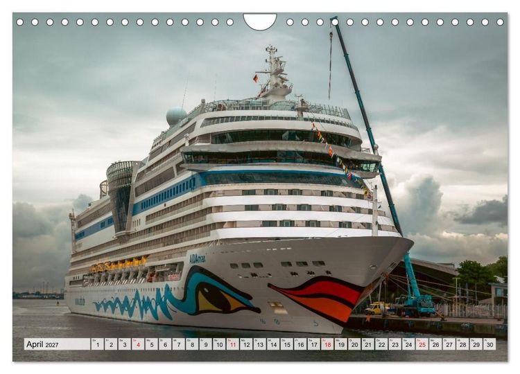 Produktbild: Ostsee Ahoi - Gro&szlig;e Schiffe, kleine Boote (Wandkalender 2027 DIN A4 quer), CALVENDO Monatskalender
