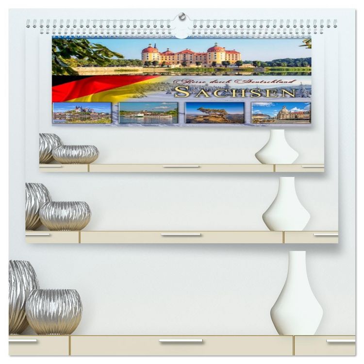 Produktbild: Reise durch Deutschland - Sachsen (hochwertiger Premium Wandkalender 2026 DIN A2 quer), Kunstdruck in Hochglanz