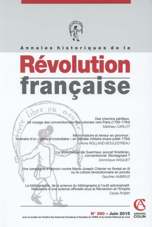 Produktbild: Annales historiques de la