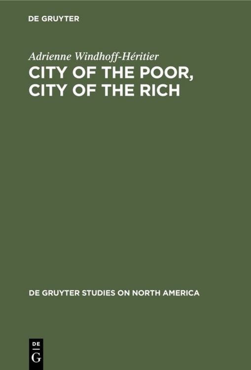 Produktbild: City of the Poor, City of the Rich