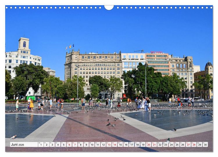 Produktbild: BARCELONA, Traumziel am Mittelmeer (Wandkalender 2026 DIN A3 quer), CALVENDO Monatskalender