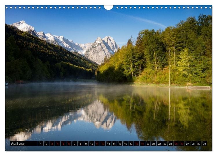 Produktbild: Seen im Werdenfelser Land (Wandkalender 2026 DIN A3 quer), CALVENDO Monatskalender
