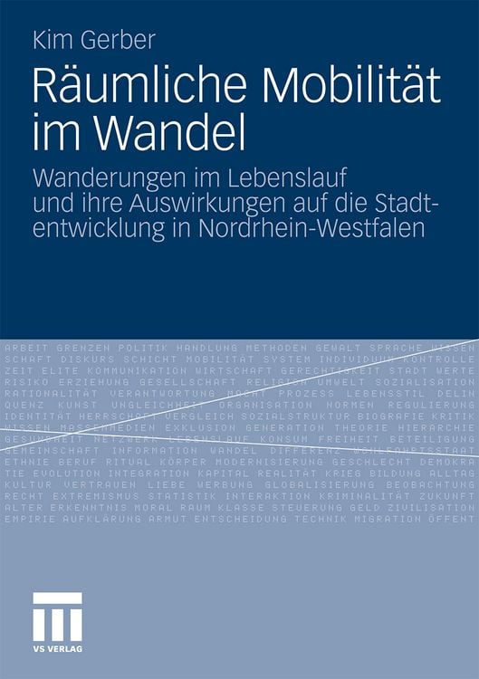 Produktbild: R&auml;umliche Mobilit&auml;t im Wandel