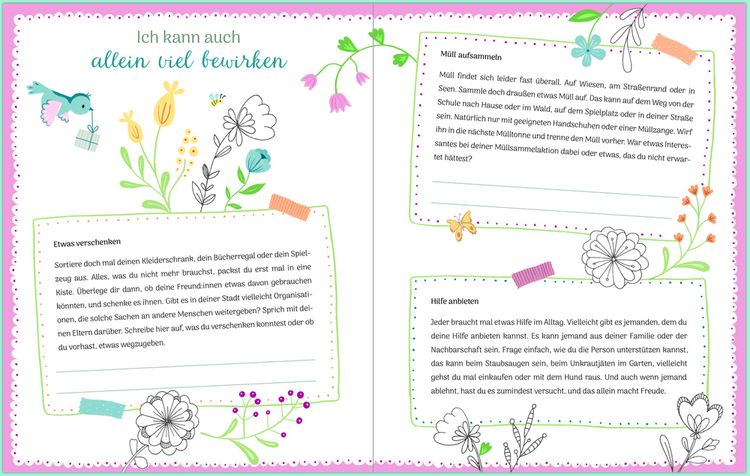 Produktbild: Kreativbuch &ndash; Mein Leben ist bunt und sch&ouml;n