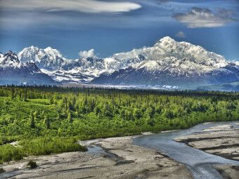 Produktbild: CALVENDO Puzzle Mount McKinley -Denali | 1000 Teile Lege-Gr&ouml;&szlig;e 64x48cm Foto-Puzzle f&uuml;r gl&uuml;ckliche Stunden