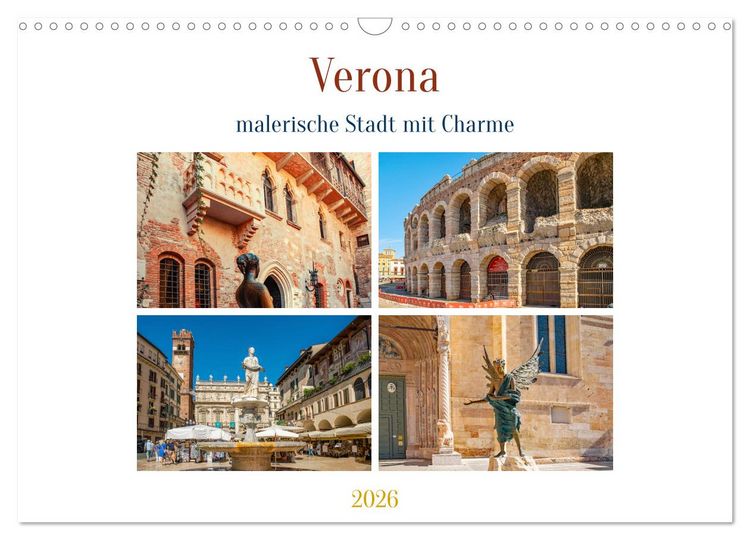 Produktbild: Verona - malerische Stadt mit Charme (Wandkalender 2026 DIN A3 quer), CALVENDO Monatskalender