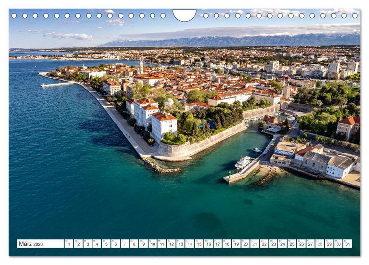 Produktbild: Kroatien von oben (Wandkalender 2026 DIN A4 quer), CALVENDO Monatskalender