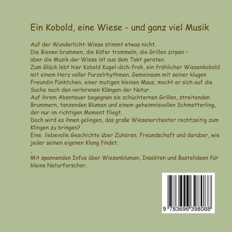Produktbild: Kobold Kugel-dich-froh und das geheime Wiesenkonzert