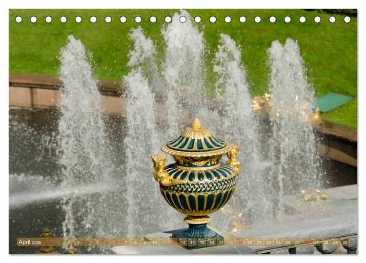 Produktbild: St. Petersburg - Alles Gold was gl&auml;nzt (Tischkalender 2026 DIN A5 quer), CALVENDO Monatskalender