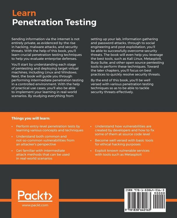 Produktbild: Learn Penetration Testing