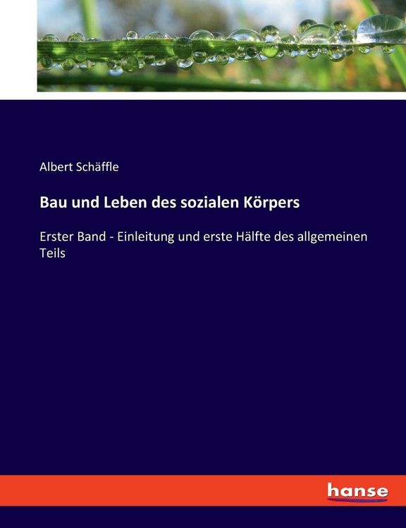 Produktbild: Bau und Leben des sozialen K&ouml;rpers