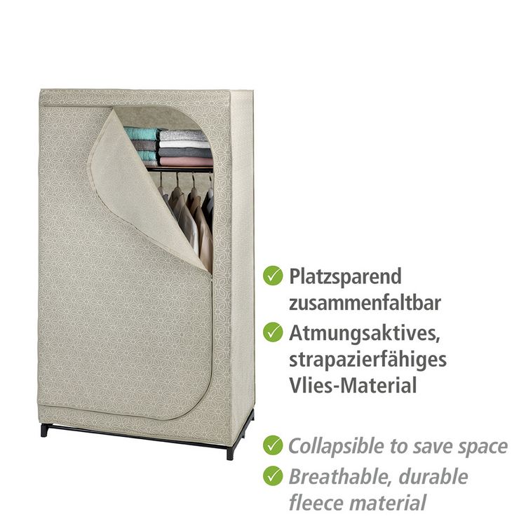 Produktbild: Kleiderschrank Mod. Balance mit Ablage, Stoffschrank, Faltschrank