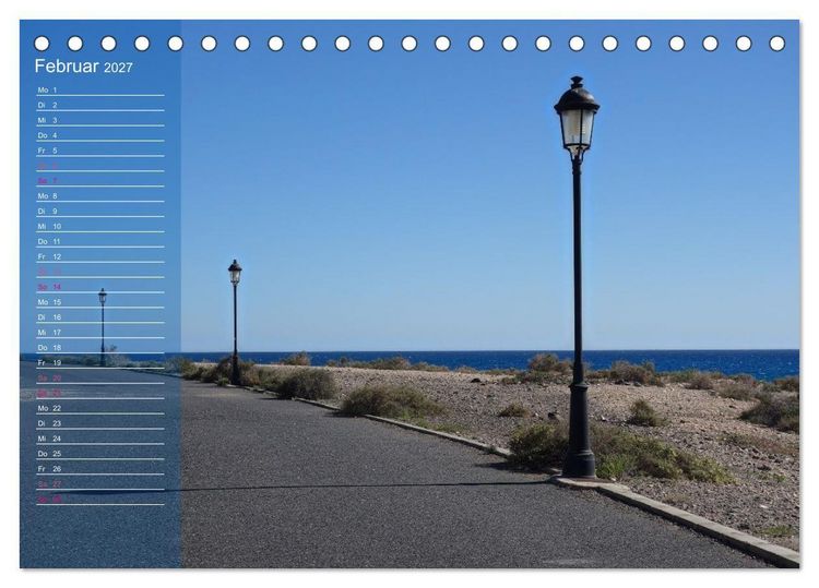Produktbild: Fuerteventura in Ruhe (Tischkalender 2027 DIN A5 quer), CALVENDO Monatskalender