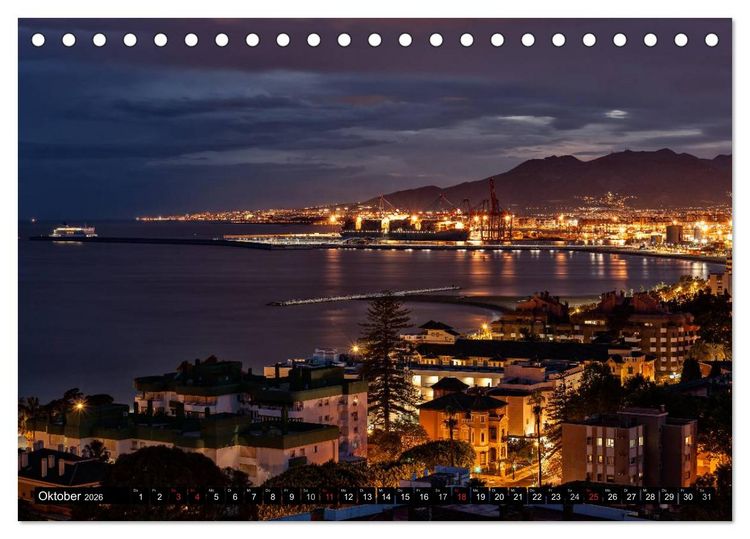 Produktbild: Farbenpr&auml;chtiges Andalusien (Tischkalender 2026 DIN A5 quer), CALVENDO Monatskalender