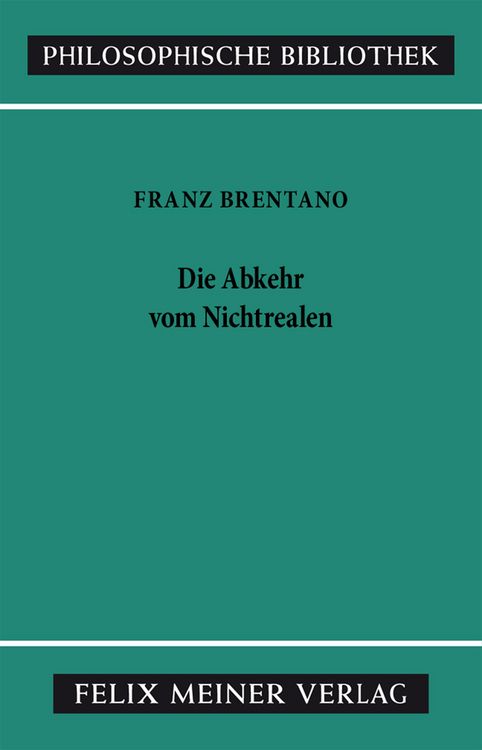 Produktbild: Die Abkehr vom Nichtrealen