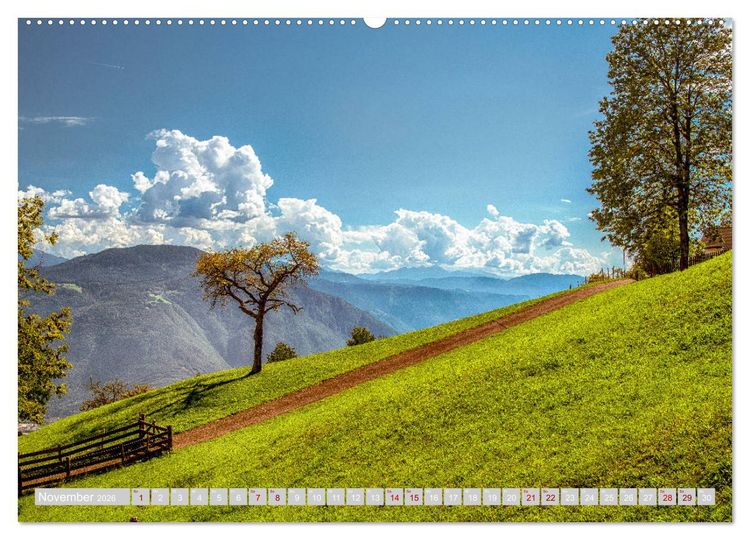 Produktbild: Sommer - Sonne - Schenna (Wandkalender 2026 DIN A2 quer), CALVENDO Monatskalender