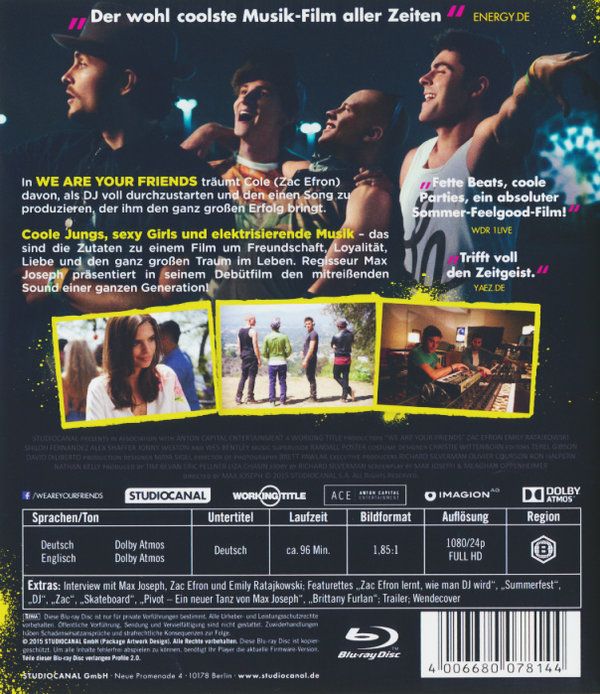 Produktbild: We Are Your Friends
