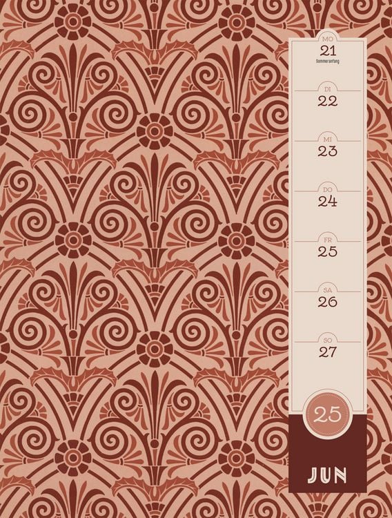 Produktbild: Patterns Wochenplaner Kalender 2027