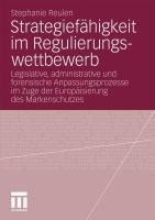 Produktbild: Strategief&auml;higkeit im Regulierungswettbewerb