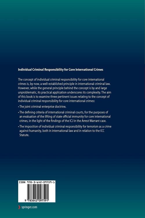 Produktbild: Individual Criminal Responsibility for Core International Crimes