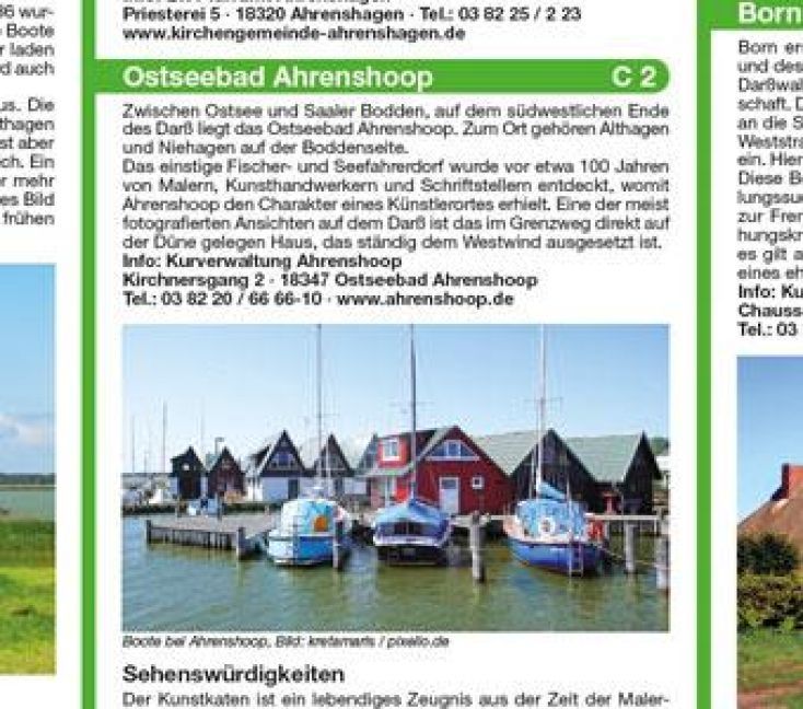 Produktbild: Publicpress Rad- und Wanderkarte Fischland-Dar&szlig;-Zingst, S&uuml;dliche Boddenk&uuml;ste 1:50.000