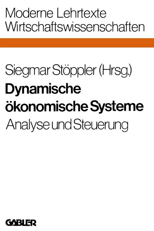 Produktbild: Dynamische &ouml;konomische Systeme