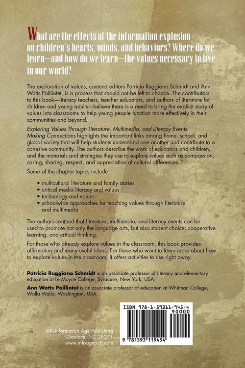 Produktbild: Exploring Values Through Literature, Multimedia, and Literacy Events - Making Connections (PB)