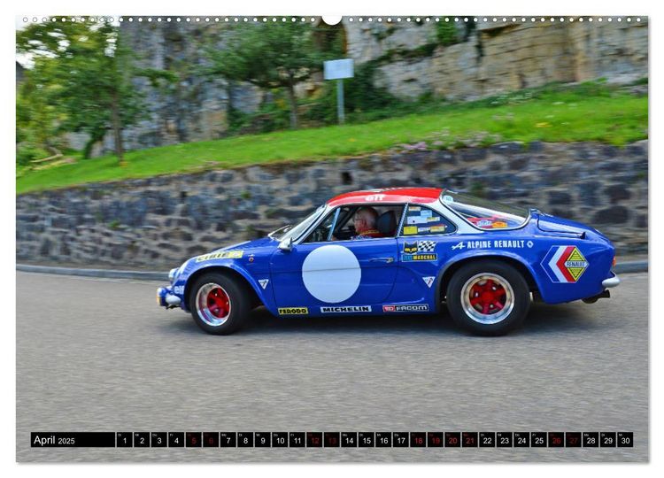 Produktbild: Renault Alpine A110 (hochwertiger Premium Wandkalender 2025 DIN A2 quer), Kunstdruck in Hochglanz
