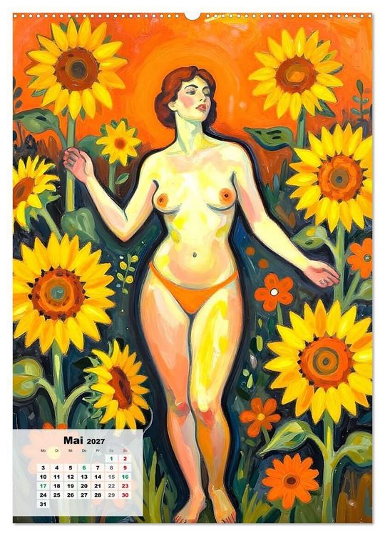 Produktbild: Entbl&ouml;&szlig;te Epochen &ndash; Expressionismus (Wandkalender 2027 DIN A2 hoch), CALVENDO Monatskalender