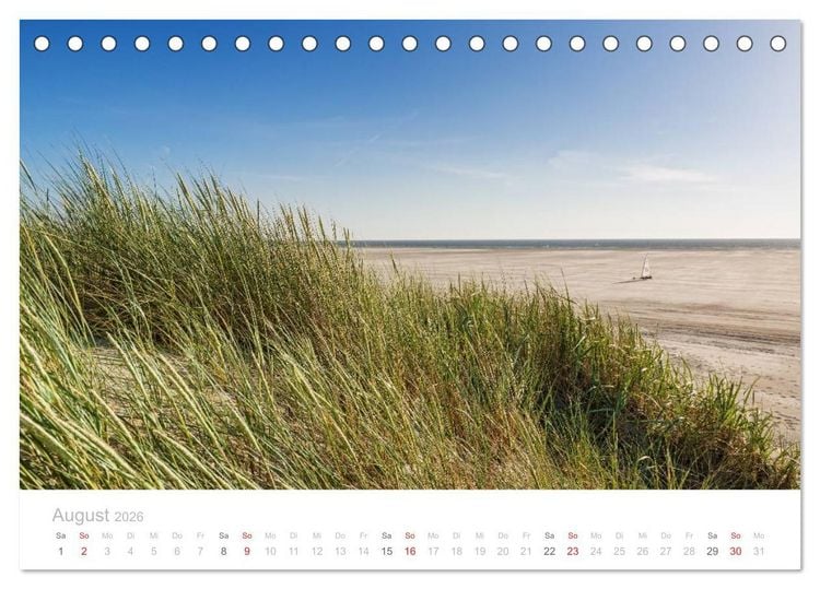Produktbild: St. Peter-Ording (Tischkalender 2026 DIN A5 quer), CALVENDO Monatskalender