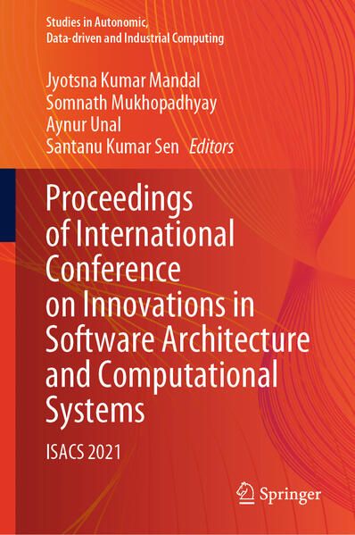 Produktbild: Proceedings of International Conference on Innovations in Software Architecture and Computational Systems
