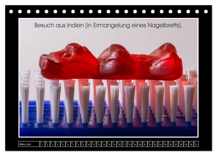 Produktbild: Wissenswertes aus der Welt der Gummib&auml;ren (Tischkalender 2026 DIN A5 quer), CALVENDO Monatskalender