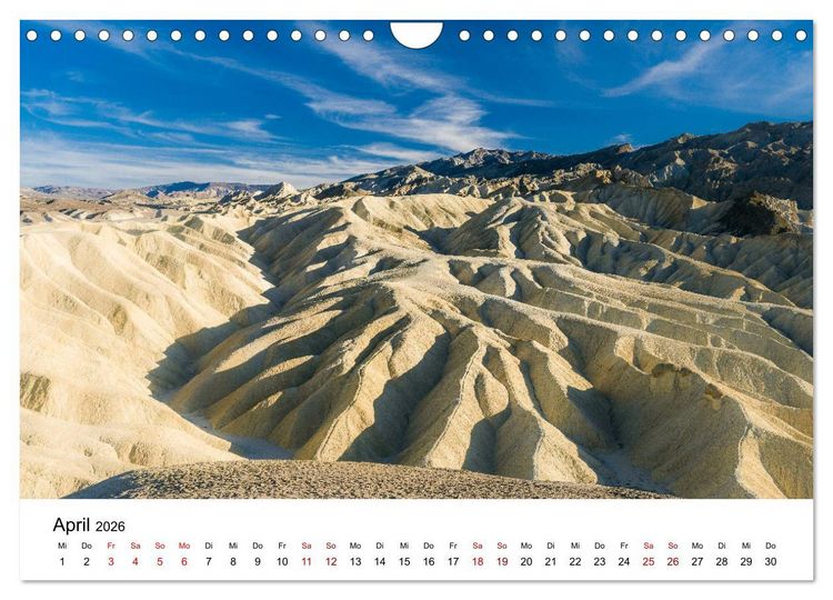 Produktbild: Naturparadiese zwischen Los Angeles und Las Vegas (Wandkalender 2026 DIN A4 quer), CALVENDO Monatskalender