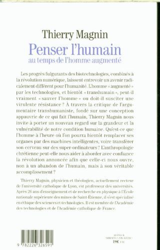 Produktbild: Penser l'humain au temps de l'homme augment&eacute;