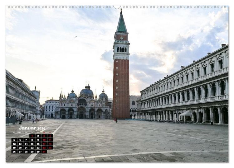 Produktbild: Venedig - Perle in der Lagune (hochwertiger Premium Wandkalender 2026 DIN A2 quer), Kunstdruck in Hochglanz