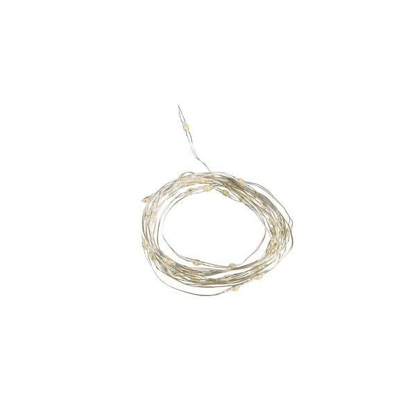 Produktbild: Idena Lichterkette 50 Micro LED warmwei&szlig; mit USB 2,75m