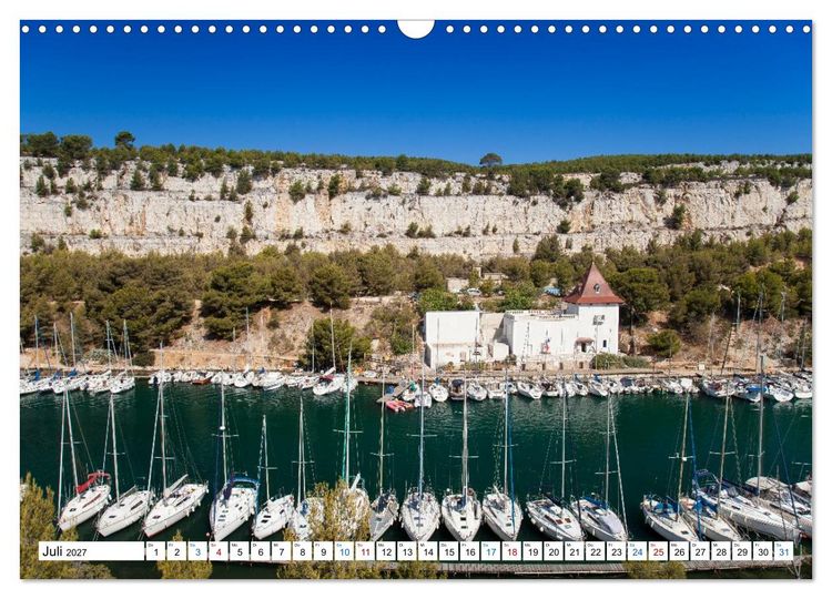 Produktbild: C&ocirc;te d&rsquo;Azur Glanzlichter an der franz&ouml;sischen Mittelmeerk&uuml;ste (Wandkalender 2027 DIN A3 quer), CALVENDO Monatskalender
