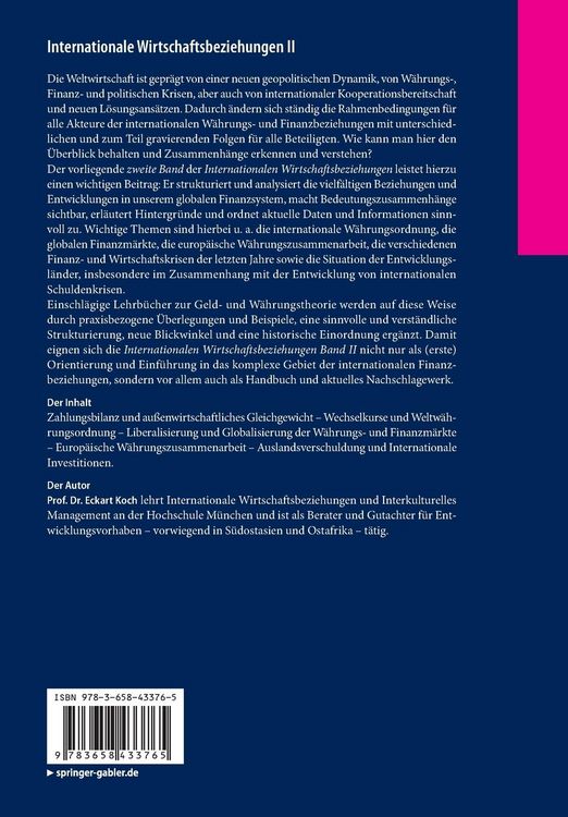 Produktbild: Internationale Wirtschaftsbeziehungen II