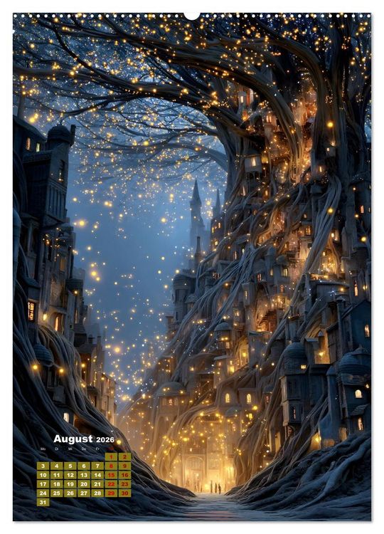 Produktbild: Worlds Unwritten (Wandkalender 2026 DIN A2 hoch), CALVENDO Monatskalender