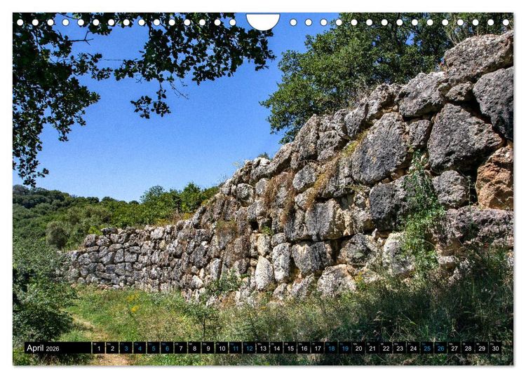Produktbild: Die Etrusker &ndash; Hochkultur im antiken Italien (Wandkalender 2026 DIN A4 quer), CALVENDO Monatskalender