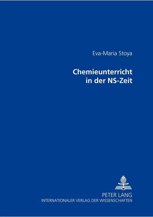 Produktbild: Chemieunterricht in der NS-Zeit