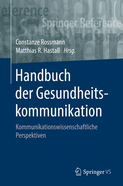 Produktbild: Handbuch der Gesundheitskommunikation