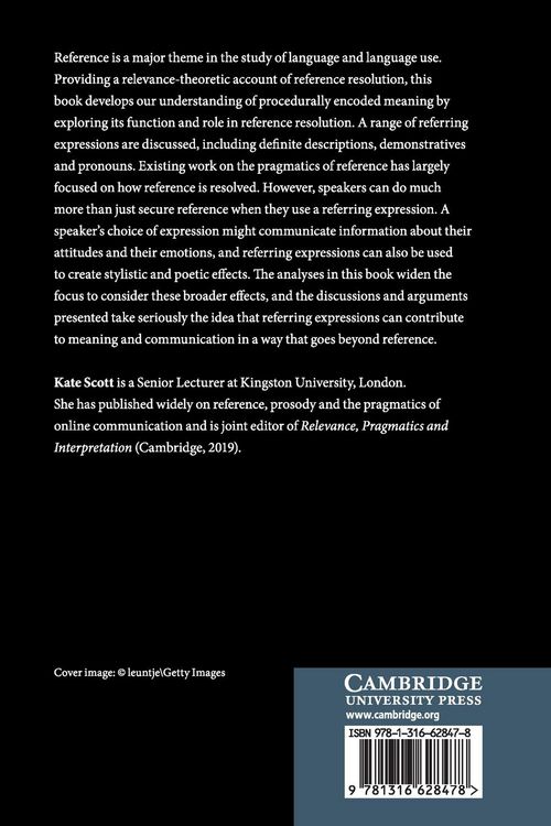 Produktbild: Referring Expressions, Pragmatics, and Style