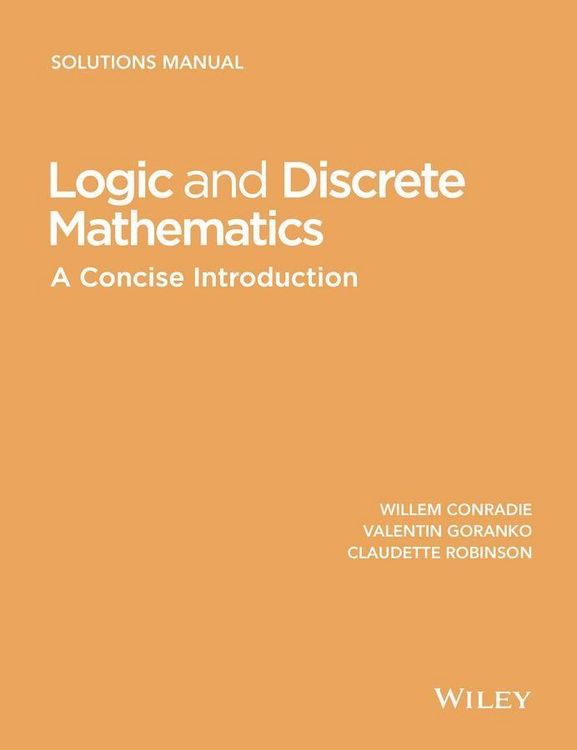 Produktbild: Logic and Discrete Mathematics