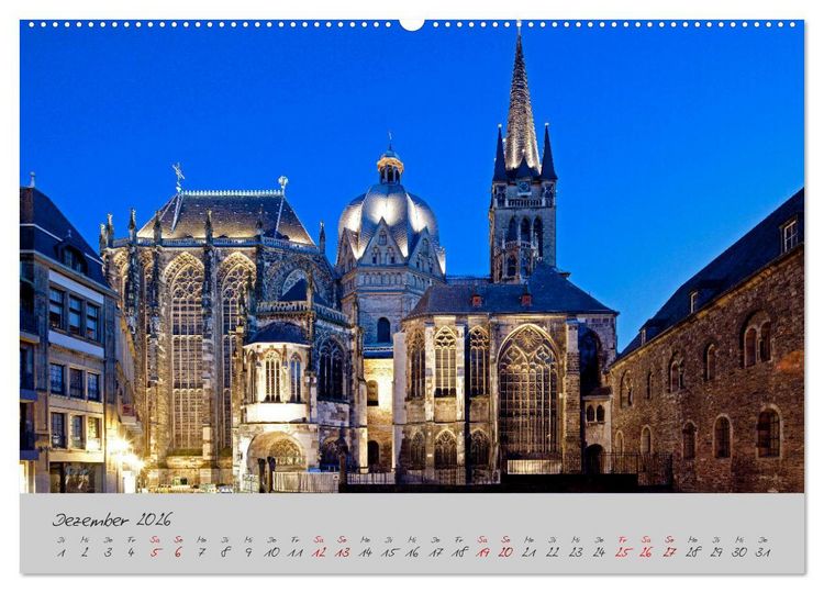 Produktbild: Aachen Die Kaiserstadt (hochwertiger Premium Wandkalender 2026 DIN A2 quer), Kunstdruck in Hochglanz