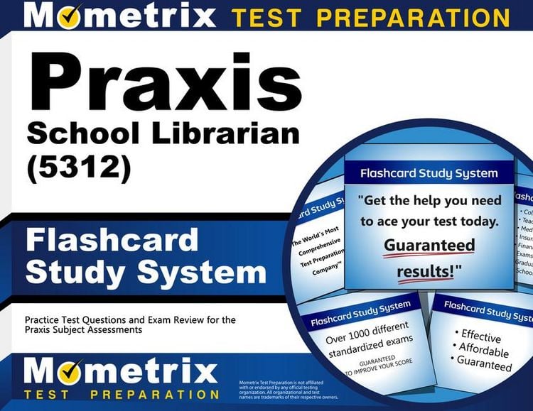 Produktbild: Praxis School Librarian (5312) Flashcard Study System