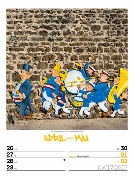 Produktbild: Street Art Wochenplaner Kalender 2027