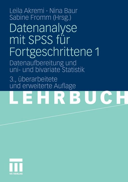 Produktbild: Datenanalyse mit SPSS f&uuml;r Fortgeschrittene 1