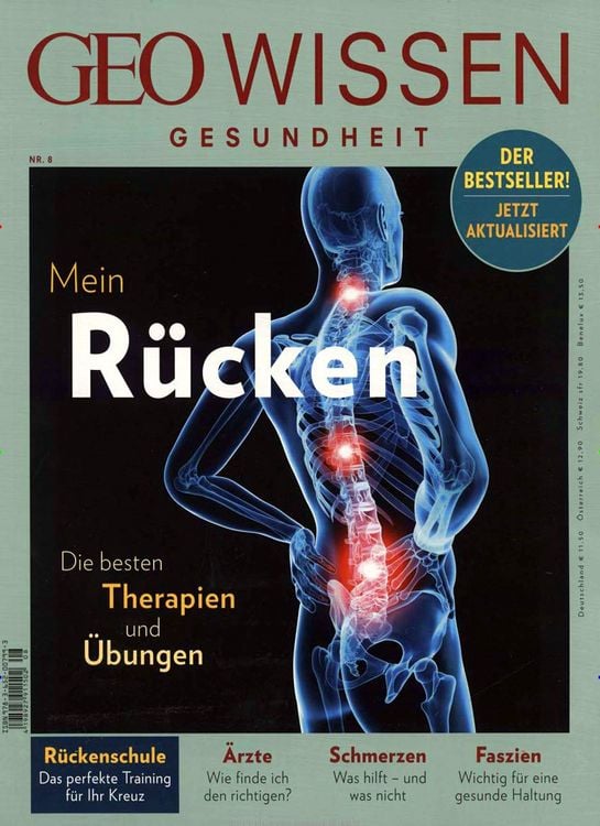 Produktbild: GEO Wissen Gesundheit / GEO Wissen Gesundheit 8/18 - R&uuml;cken