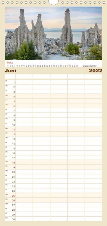 Produktbild: S&uuml;dwesten der USA - Klassiker und Geheimnisse - Familienplaner hoch (Wandkalender 2022 , 21 cm x 45 cm, hoch)
